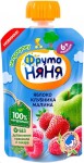 Десерт, Фрутоняня 90 г яблоко клубника малина с 6 мес